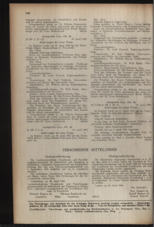 Verordnungsblatt der steiermärkischen Landesregierung 19430508 Seite: 8