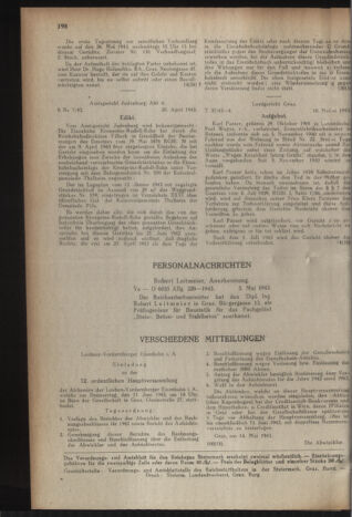 Verordnungsblatt der steiermärkischen Landesregierung 19430519 Seite: 4