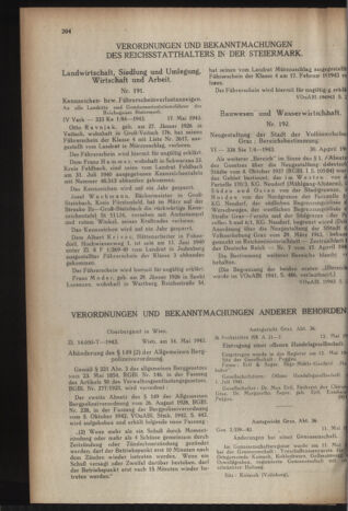 Verordnungsblatt der steiermärkischen Landesregierung 19430526 Seite: 2