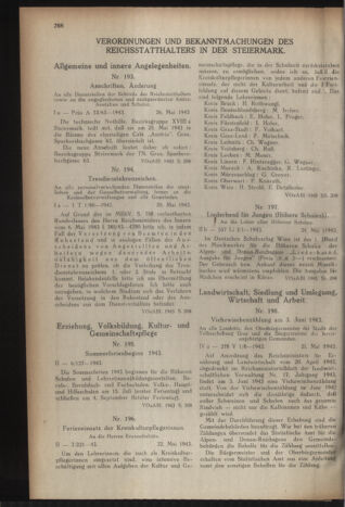 Verordnungsblatt der steiermärkischen Landesregierung 19430529 Seite: 2