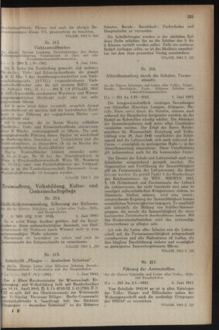 Verordnungsblatt der steiermärkischen Landesregierung 19430609 Seite: 5