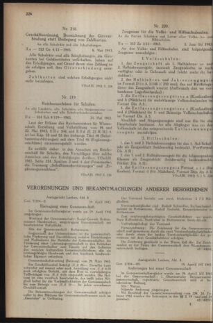 Verordnungsblatt der steiermärkischen Landesregierung 19430609 Seite: 6