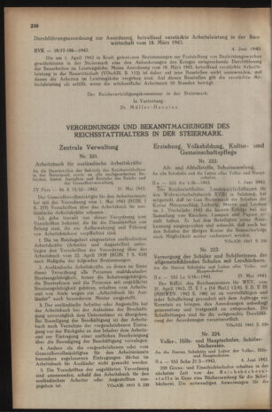 Verordnungsblatt der steiermärkischen Landesregierung 19430612 Seite: 2