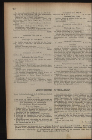 Verordnungsblatt der steiermärkischen Landesregierung 19430612 Seite: 6