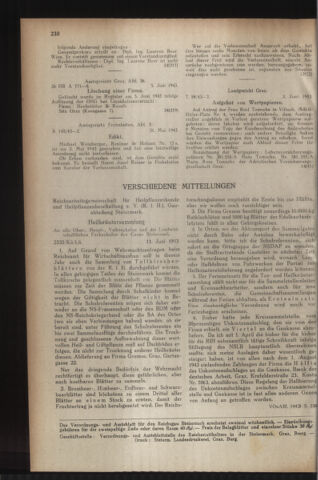 Verordnungsblatt der steiermärkischen Landesregierung 19430616 Seite: 10