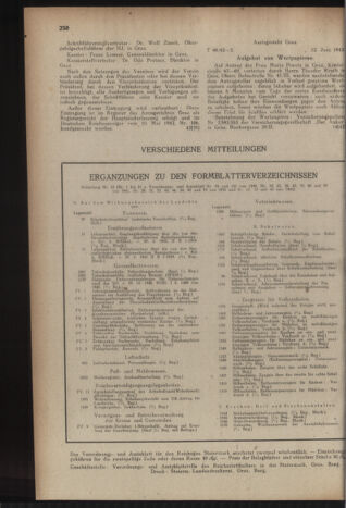 Verordnungsblatt der steiermärkischen Landesregierung 19430630 Seite: 6