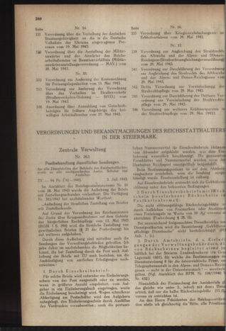 Verordnungsblatt der steiermärkischen Landesregierung 19430710 Seite: 2