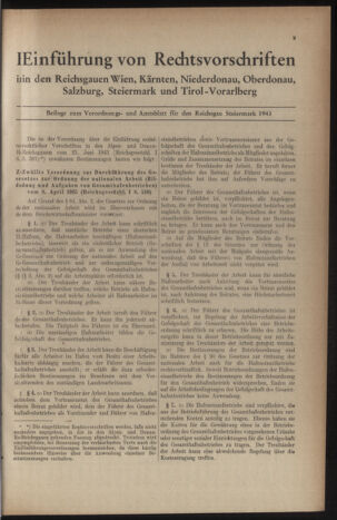 Verordnungsblatt der steiermärkischen Landesregierung 19430904 Seite: 5