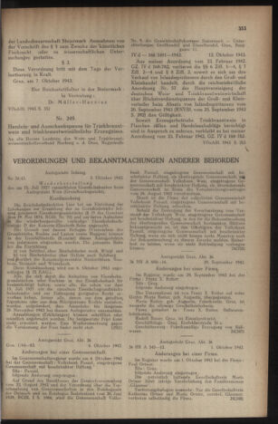 Verordnungsblatt der steiermärkischen Landesregierung 19431016 Seite: 3