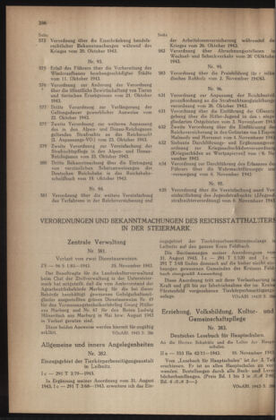 Verordnungsblatt der steiermärkischen Landesregierung 19431127 Seite: 2