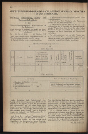 Verordnungsblatt der steiermärkischen Landesregierung 19431208 Seite: 2