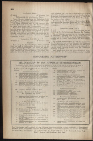 Verordnungsblatt der steiermärkischen Landesregierung 19431222 Seite: 6