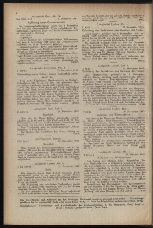 Verordnungsblatt der steiermärkischen Landesregierung 19440108 Seite: 4