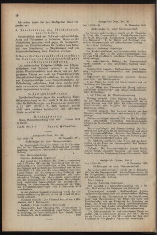 Verordnungsblatt der steiermärkischen Landesregierung 19440112 Seite: 4