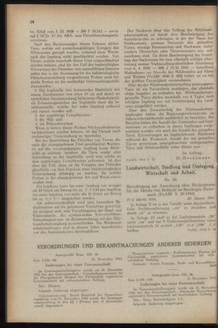 Verordnungsblatt der steiermärkischen Landesregierung 19440122 Seite: 2