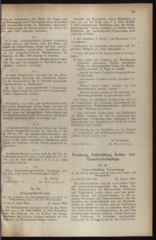 Verordnungsblatt der steiermärkischen Landesregierung 19440129 Seite: 3