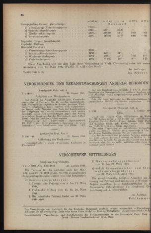 Verordnungsblatt der steiermärkischen Landesregierung 19440205 Seite: 2