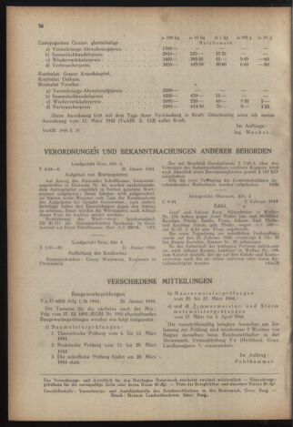 Verordnungsblatt der steiermärkischen Landesregierung 19440205 Seite: 4