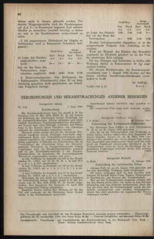 Verordnungsblatt der steiermärkischen Landesregierung 19440308 Seite: 2