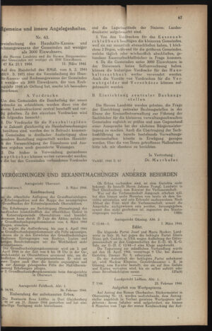 Verordnungsblatt der steiermärkischen Landesregierung 19440315 Seite: 3