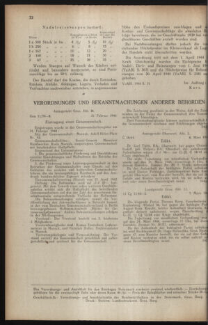 Verordnungsblatt der steiermärkischen Landesregierung 19440322 Seite: 2