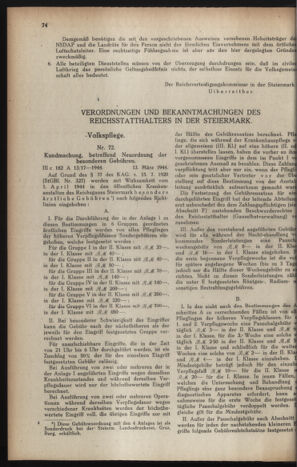 Verordnungsblatt der steiermärkischen Landesregierung 19440325 Seite: 2