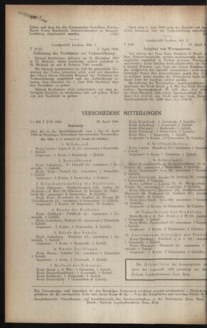 Verordnungsblatt der steiermärkischen Landesregierung 19440426 Seite: 4