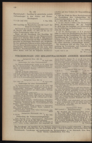 Verordnungsblatt der steiermärkischen Landesregierung 19440517 Seite: 4