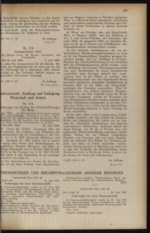 Verordnungsblatt der steiermärkischen Landesregierung 19440705 Seite: 3