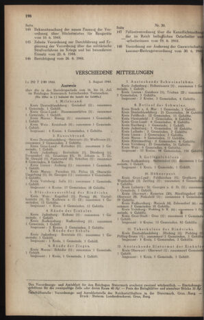 Verordnungsblatt der steiermärkischen Landesregierung 19440812 Seite: 2