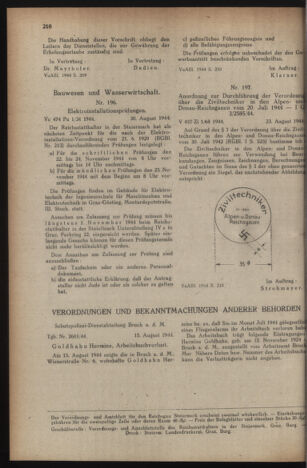 Verordnungsblatt der steiermärkischen Landesregierung 19440902 Seite: 2