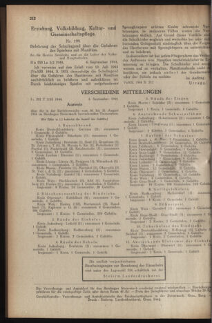 Verordnungsblatt der steiermärkischen Landesregierung 19440909 Seite: 2