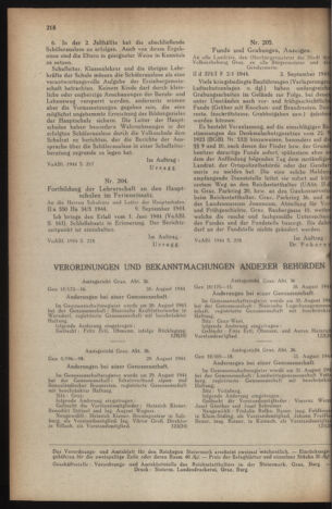 Verordnungsblatt der steiermärkischen Landesregierung 19440916 Seite: 2