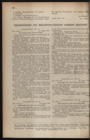 Verordnungsblatt der steiermärkischen Landesregierung 19440920 Seite: 2