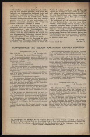 Verordnungsblatt der steiermärkischen Landesregierung 19441209 Seite: 2