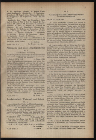 Verordnungsblatt der steiermärkischen Landesregierung 19450110 Seite: 3