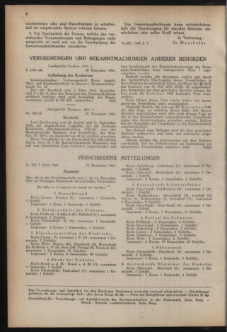 Verordnungsblatt der steiermärkischen Landesregierung 19450110 Seite: 4