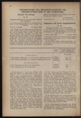 Verordnungsblatt der steiermärkischen Landesregierung 19450224 Seite: 2