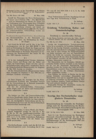 Verordnungsblatt der steiermärkischen Landesregierung 19450410 Seite: 5