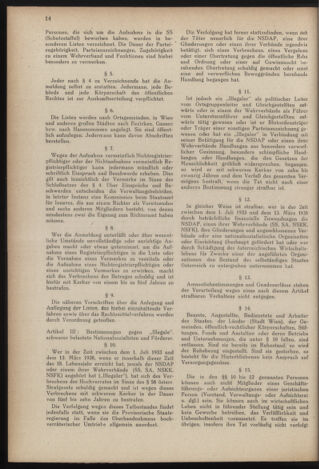 Verordnungsblatt der steiermärkischen Landesregierung 19450716 Seite: 14