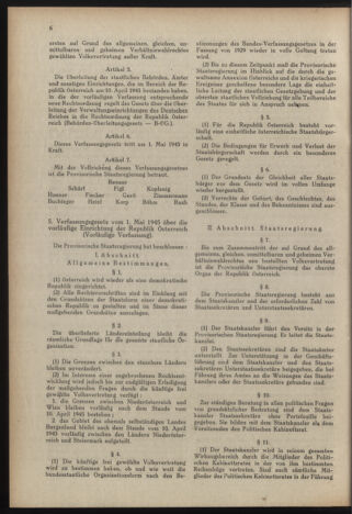 Verordnungsblatt der steiermärkischen Landesregierung 19450716 Seite: 6