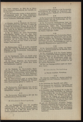 Verordnungsblatt der steiermärkischen Landesregierung 19450716 Seite: 7