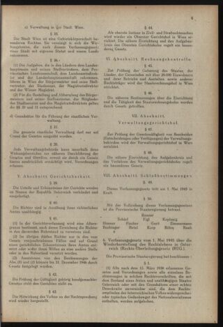 Verordnungsblatt der steiermärkischen Landesregierung 19450716 Seite: 9