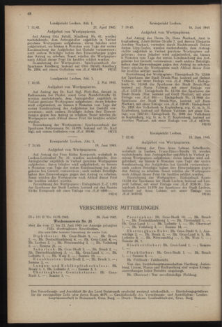 Verordnungsblatt der steiermärkischen Landesregierung 19450721 Seite: 12