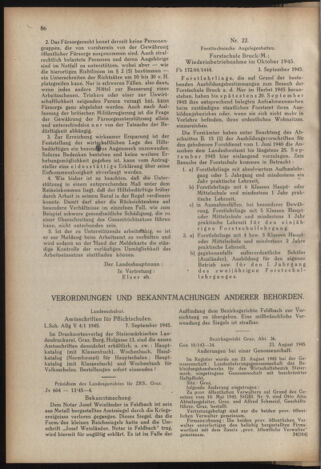 Verordnungsblatt der steiermärkischen Landesregierung 19450918 Seite: 2