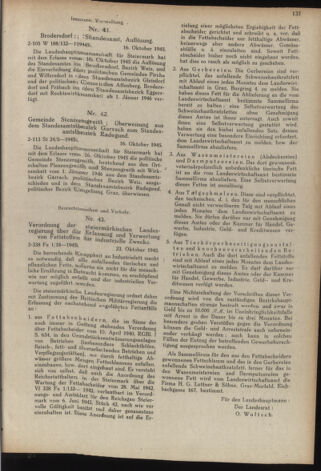 Verordnungsblatt der steiermärkischen Landesregierung 19451105 Seite: 5