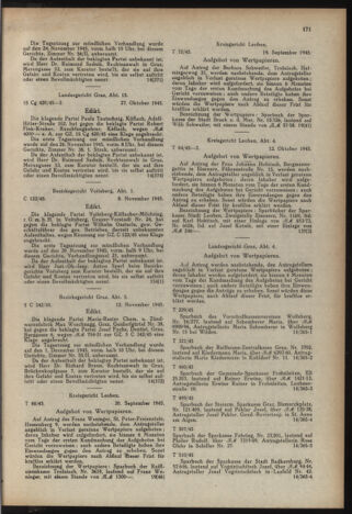 Verordnungsblatt der steiermärkischen Landesregierung 19451123 Seite: 7