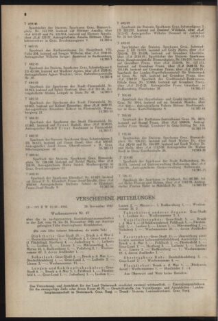 Verordnungsblatt der steiermärkischen Landesregierung 19460103 Seite: 8