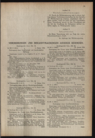 Verordnungsblatt der steiermärkischen Landesregierung 19460129 Seite: 5