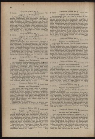 Verordnungsblatt der steiermärkischen Landesregierung 19460204 Seite: 12